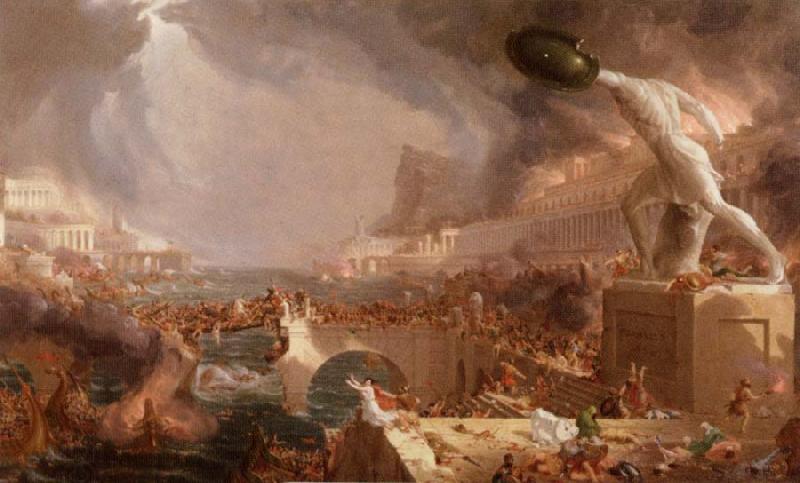 Thomas Cole destroy China oil painting art